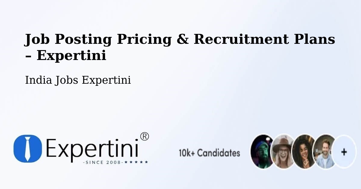 Job Posting Pricing & Recruitment Plans – Jaipur - Jaipur, India Jobs Expertini